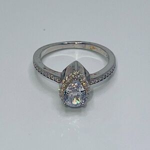 VVS GRA Certifed Gold Vermeil Urn Ring, keepsake Jewelry, Pass diamond tester